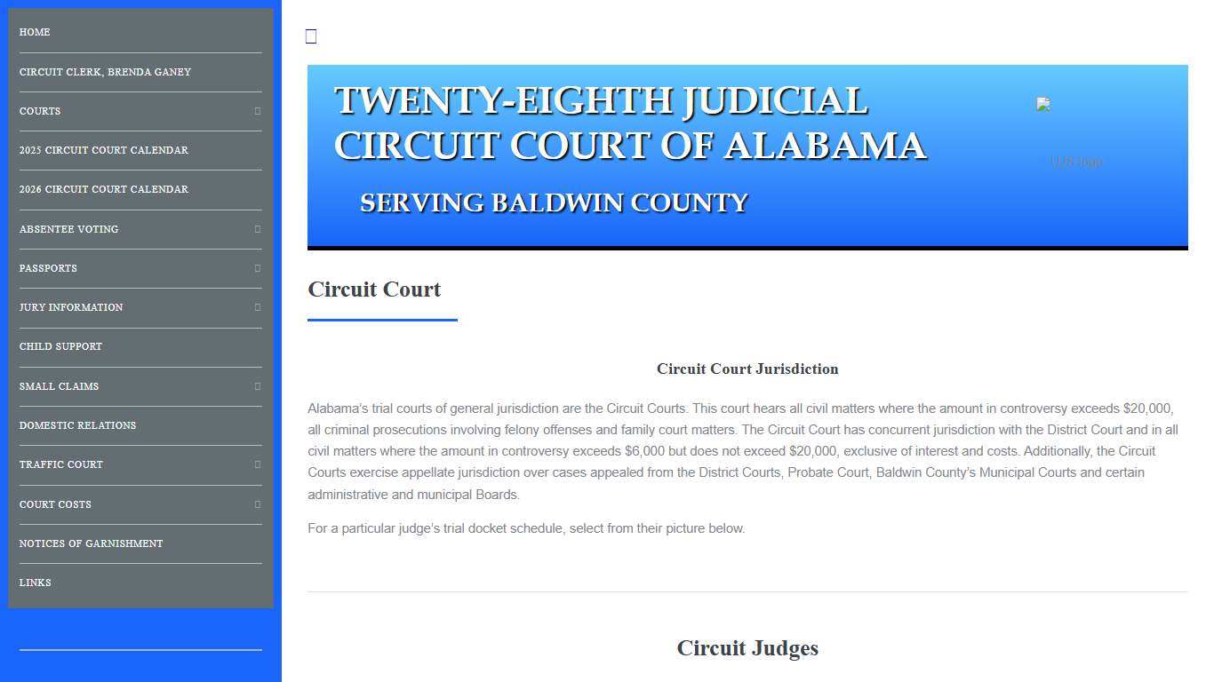Baldwin County - Twenty-Eighth Circuit Court of Alabama